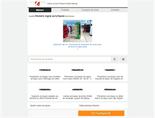 Tablet Screenshot of french.acrylic-organizer.com